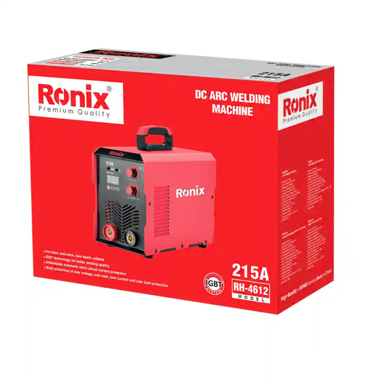 اینورتر جوشکاری رونیکس مدل RH-4612 ظرفیت 215 امپر