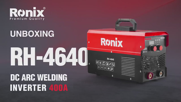 اینورتر جوشکاری رونیکس مدل RH-4640 ظرفیت 400 آمپر