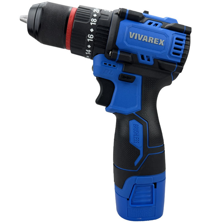 دریل شارژی ویوارکس مدل VR1608-BLX16 ولت با دو باطری اتوماتیک