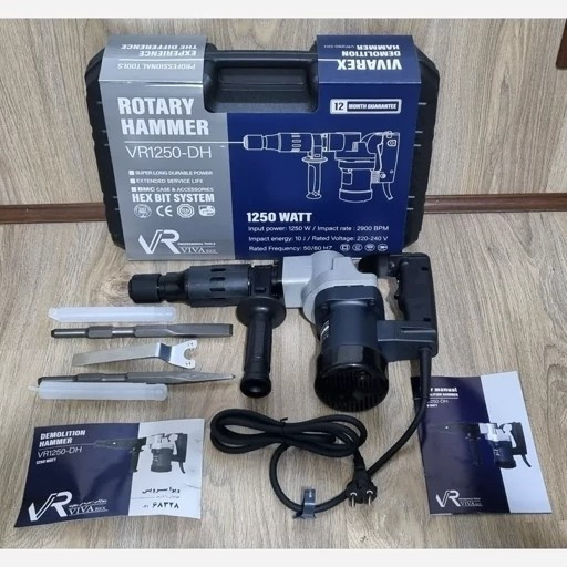 چکش تخریب ویوارکس مدل VR1250-DH ظرفیت 6 کیلو گرم