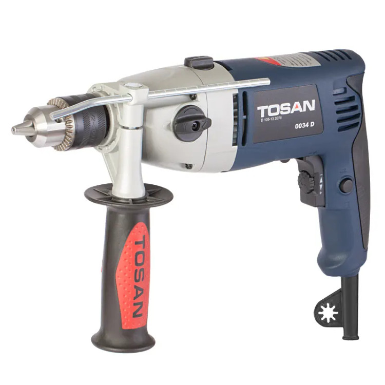 دریل چکشی گیربکسی 13 میلیمتر 1050 وات آچاری توسن 0034D