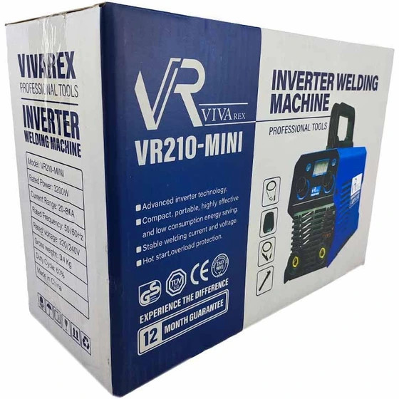 اینورتر جوشکاری ویوارکس مدل VR210-MINI