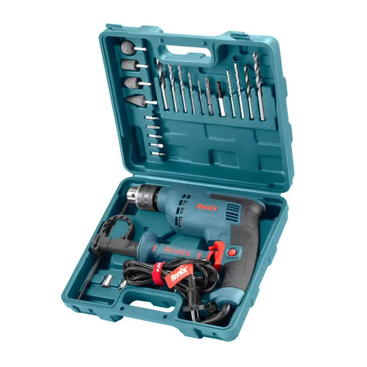 دریل برقی رونیکس مدل RS-0007 ست 29 پارچه با آچارخور