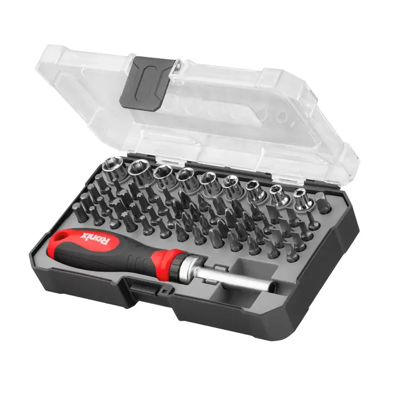 ست بکس و آچار بکس رونیکس مدل RH-2716 ظرفیت 63 عددی