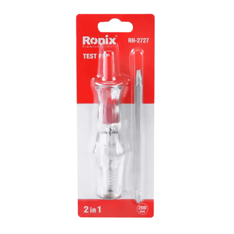پیچ گوشتی فازمتر دوطرفه رونیکس مدل RH2727 سایز 200 میلیمتر