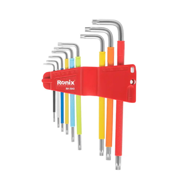 ست آچار آلن ستاره ای رونیکس مدل RH-2043 بسته 9 عددی