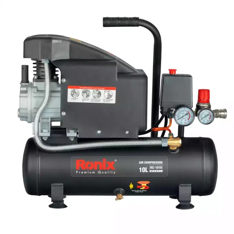 کمپرسور باد رونیکس مدل RC-1010 روغنی ظرفیت 10 لیتر