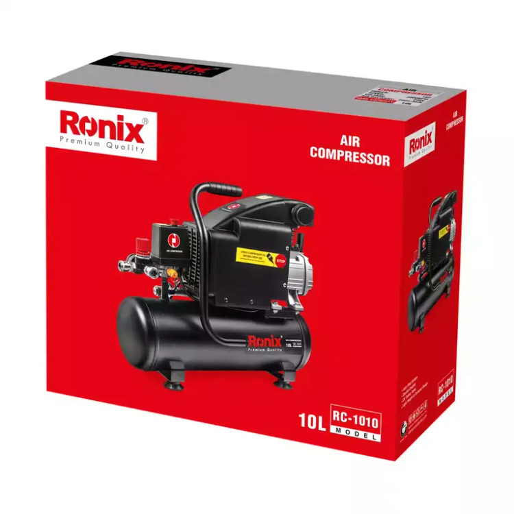 کمپرسور باد رونیکس مدل RC-1010 روغنی ظرفیت 10 لیتر
