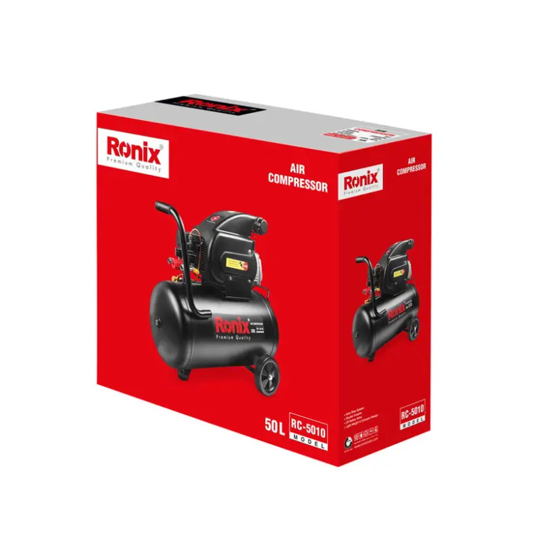 کمپرسور باد رونیکس مدل RC-5010 ظرفیت 50 لیتر روغنی
