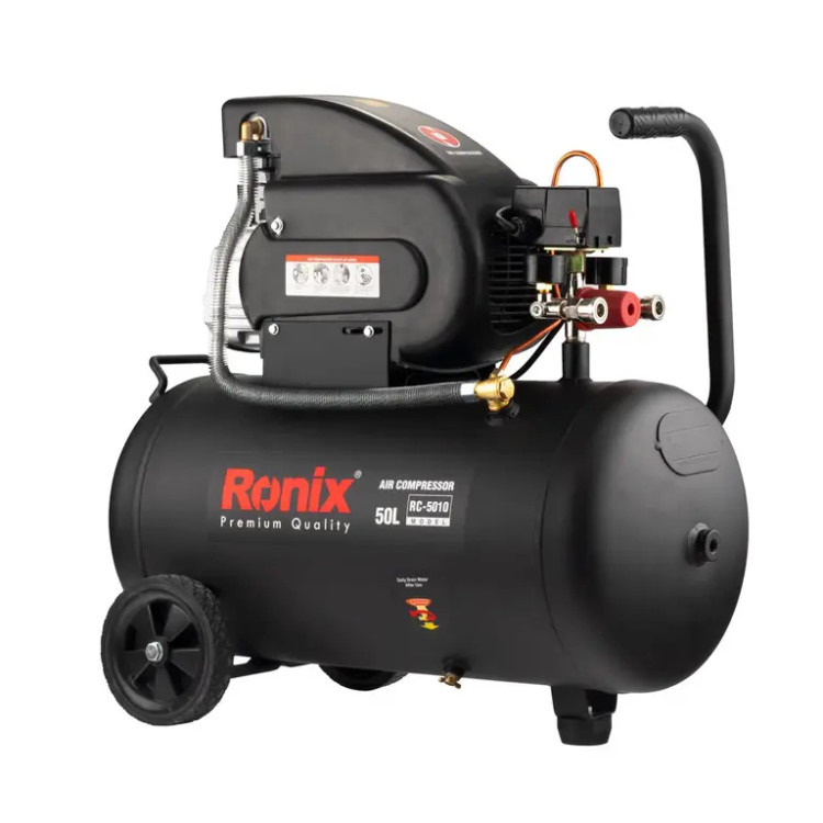 کمپرسور باد رونیکس مدل RC-5010 ظرفیت 50 لیتر روغنی